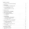 Inhaltsverzeichnis der Formelsammlung Instrumentelle Analytik von Pharmazing mit Themen wie Refraktometrie, UV Vis Spektroskopie, NMR, Chromatographie und Elektrophorese.