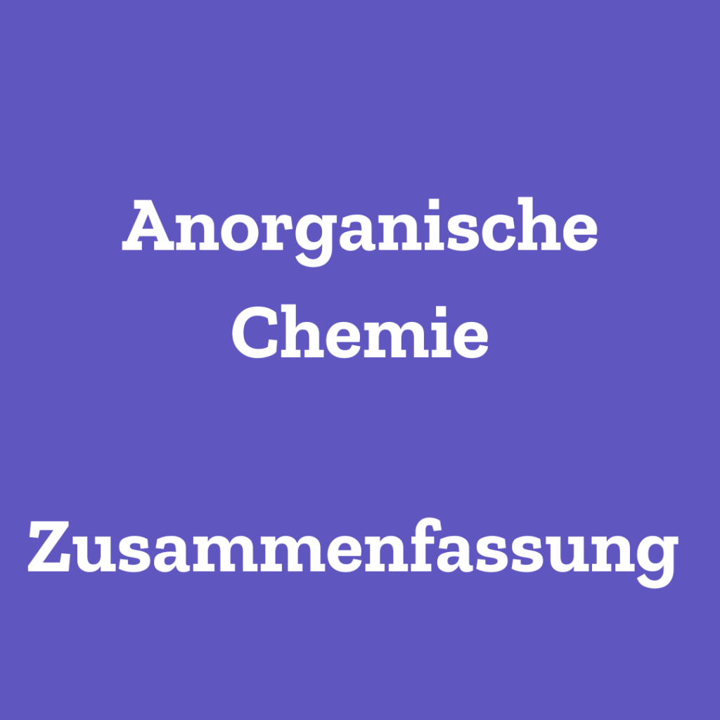 anorganischechemie