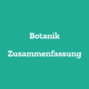 Botanik Zusammenfassung PTA