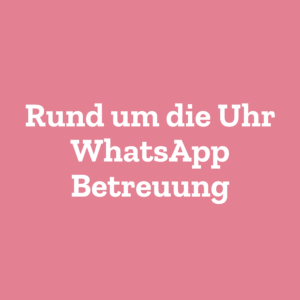 WhatsAppBetreuung pharmazing