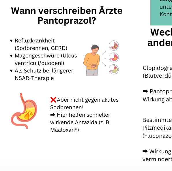 Pantoprazol-Poster Ausschnitt